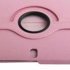 360 Degree Rotatable Litchi Texture Leather Case with 2-angle Viewing Holder for Galaxy Tab Pro 10.1 / T520(Pink) - 7