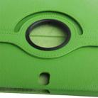 360 Degree Rotatable Litchi Texture Leather Case with 2-angle Viewing Holder for Galaxy Tab Pro 10.1 / T520(Green) - 7