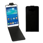 Vertical Flip Magnetic Snap Leather Case for Galaxy Core II / G355H(Black) - 1