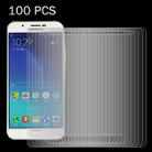 100 PCS for Galaxy A8 0.26mm 9H Surface Hardness 2.5D Explosion-proof Tempered Glass Screen Film - 1
