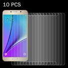 10PCS 0.26mm 9H+ Surface Hardness 2.5D Explosion-proof Tempered Glass Film for Galaxy Note 5 / N920 - 1