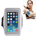 Universal PU Sports Armband Case with Earphone Hole for iPhone 7 / iPhone 6 / Galaxy S IV / i9500 / S III / i9300(Silver) - 1