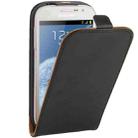 Vertical Flip Leather Case for Galaxy Grand Duos / i9082(Black) - 2