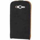 Vertical Flip Leather Case for Galaxy Grand Duos / i9082(Black) - 5
