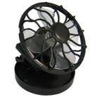 Mini Portable Clip-on Solar Power Cell Travel Cooling Cool Fan(Black) - 3