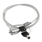 Anti-Theft Office Notebook Laptop PC Computer Desk Key Security Lock Chain Cable, Length: about 1.2m - 1