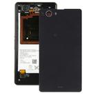 Battery Cover for Sony Xperia Z1 Mini(Black) - 1