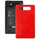 Original Housing Battery Back Cover + Side Button for Nokia Lumia 820(Red) - 1