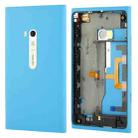 High Quality Housing Battery Back Cover With Side Button Flex Cable for Nokia Lumia 900(Blue) - 1