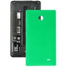 Original Plastic Battery Back Cover + Side Button For Nokia X (Green) - 1