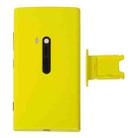 Original Back Cover + SIM Card Tray for Nokia Lumia 920(Yellow) - 1