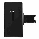 Original Back Cover + SIM Card Tray for Nokia Lumia 920(Black) - 1