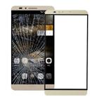 For Huawei Ascend Mate 7 10PCS Front Screen Outer Glass Lens (Gold) - 1