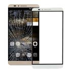 For Huawei Ascend Mate 7 10PCS Front Screen Outer Glass Lens (White) - 1