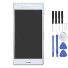 LCD Display + Touch Panel with Frame for Sony Xperia Z3 (Dual SIM Version) / D6633 / L55U(White) - 1