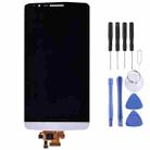 Original LCD Screen and Digitizer Full Assembly for LG G3 / D850 / D851 / D855(White) - 1