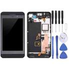 LCD Screen and Digitizer Full Assembly with Frame for BlackBerry Z10 4G(Black) - 1