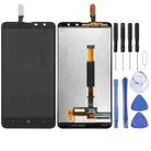 TFT LCD Screen for Nokia Lumia 1320 with Digitizer Full Assembly (Black) - 1