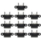 10 PCS Charging Port Dock Connector  for Xiaomi Mi 4(Black) - 1