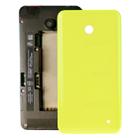 Housing Battery Back Cover + Side Button for Nokia Lumia 635(Yellow) - 1