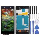 LCD Display + Touch Panel with Frame  for Sony Xperia Z1 / L39h / C6902 / C6903 / C6906 / C6943(Black) - 1