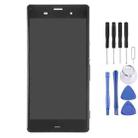 LCD Display + Touch Panel with Frame for Sony Xperia Z3 / D6603 / D6643 / D6653 (Single SIM Version)(Black) - 1