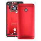 Back Housing Cover for HTC One M7 / 801e(Red) - 1