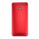 Back Housing Cover for HTC One M7 / 801e(Red) - 2