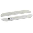 Front Upper Top + Lower Bottom Glass Lens Cover & Adhesive for HTC One M8(Silver) - 4