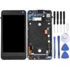 LCD Display + Touch Panel with Frame  for HTC One M7 / 801e(Black) - 1