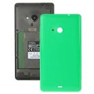 Bright Surface Solid Color Plastic Battery  Back Cover for Microsoft Lumia 535(Green) - 1