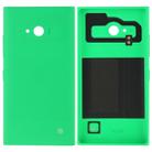 Solid Color Plastic Battery  Back Cover for Nokia Lumia 730(Green) - 1