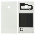 Solid Color Plastic Battery  Back Cover for Nokia Lumia 730(White) - 1