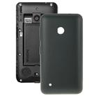 Solid Color Plastic Battery Back Cover for Nokia Lumia 530/Rock/M-1018/RM-1020(Black) - 1