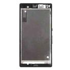 Front Housing LCD Frame Bezel Plate  for Sony Xperia Z / L36h / C6602 / C6603(Black) - 1