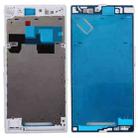 Front Housing LCD Frame Bezel Plate for Sony Xperia Z Ultra / XL39h / C6802(White) - 1