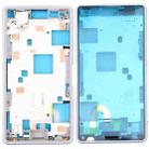 Front Housing LCD Frame Bezel Plate for Sony Xperia Z3 Compact / D5803 / D5833(White) - 1