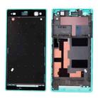 Front Housing  with Adhesive for Sony Xperia C3(Green) - 1