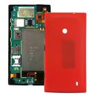 Plastic Back Housing Cover for Nokia Lumia 520(Red) - 1