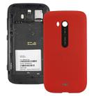 Smooth Surface Plastic Back Housing Cover for Nokia Lumia 822(Red) - 1