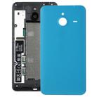 Frosted Surface Plastic Back Housing Cover  for Microsoft Lumia 640XL(Blue) - 1