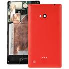 Frosted Surface Plastic Back Housing Cover for Nokia Lumia 720(Red) - 1