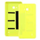 Frosted Surface Plastic Back Housing Cover for Microsoft Lumia 640(Yellow) - 1