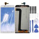 OEM LCD Screen for Asus ZenFone Max / ZC550KL with Digitizer Full Assembly (White) - 1