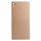 Original Glass Material Back Housing Cover for Sony Xperia Z4(Gold) - 1