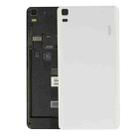 For Lenovo K3 Note / K50-T5 / A7000 Turbo Battery Back Cover(White) - 1