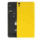 For Lenovo K3 Note / K50-T5 / A7000 Turbo Battery Back Cover(Yellow) - 1