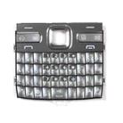 Mobile Phone Keypads Housing  with Menu Buttons / Press Keys for Nokia E72(Silver) - 1