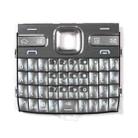 Mobile Phone Keypads Housing  with Menu Buttons / Press Keys for Nokia E72(Silver) - 2