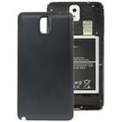 For Galaxy Note III / N9000 Original Litchi Texture Plastic Battery Cover (Black) - 1